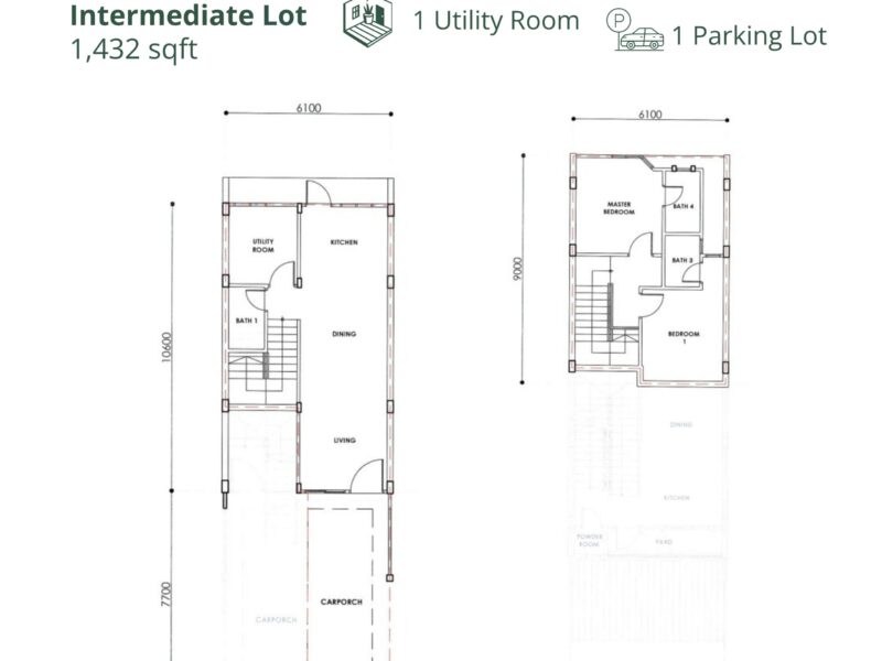 Modern low-density townhouse community in Penampang