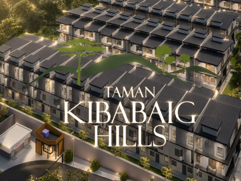 Modern low-density townhouse community in Penampang