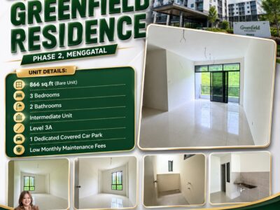 FOR SALE | GREENFIELD RESIDENCE PHASE 2, MENGGATAL