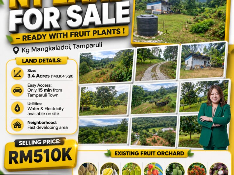 NT LAND FOR SALE – Kg Mangkaladoi, Tamparuli