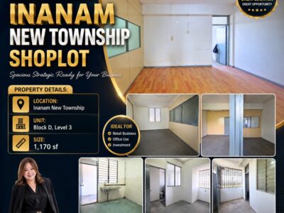 FOR SALE | INANAM NEW TOWNSHIP SHOPLOT