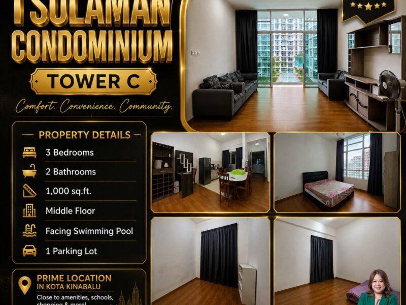 FOR SALE | 1 Sulaman Condominium, Tower C