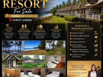 EXCLUSIVE BEACHFRONT RESORT FOR SALE