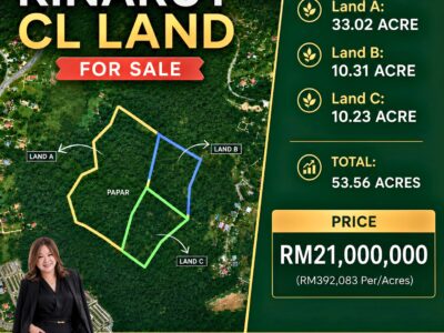 𝐅𝐎𝐑 𝐒𝐀𝐋𝐄 📌 CL LAND @ KINARUT, PAPAR