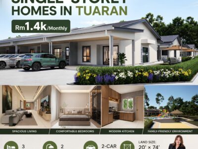 NEW MODERN SINGLE-STOREY HOMES IN TUARAN