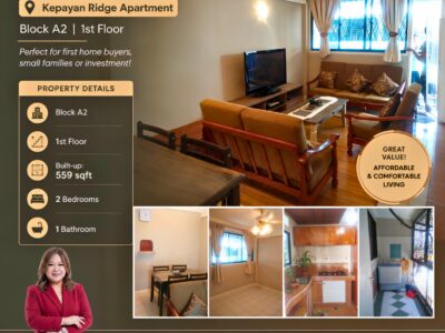 FOR SALE | KEPAYAN RIDGE APARTMENT