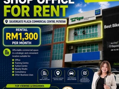 FOR RENT | 2ND FLOOR SHOP OFFICE - Silvergate Plaza Commercial Centre, Putatan