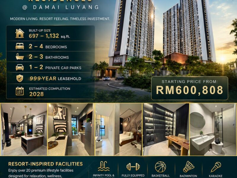 FOR SALE | BAYU RESIDENCES @ DAMAI LUYANG